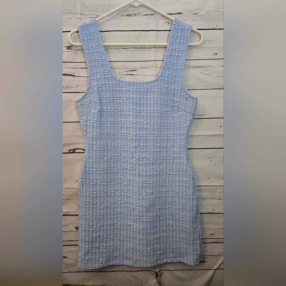 Heyson Blue Textured Women's Dress